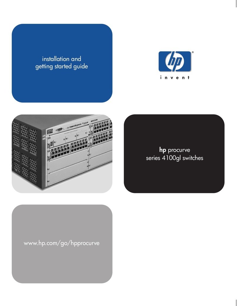 HP Procurve Series 4100GL User manual