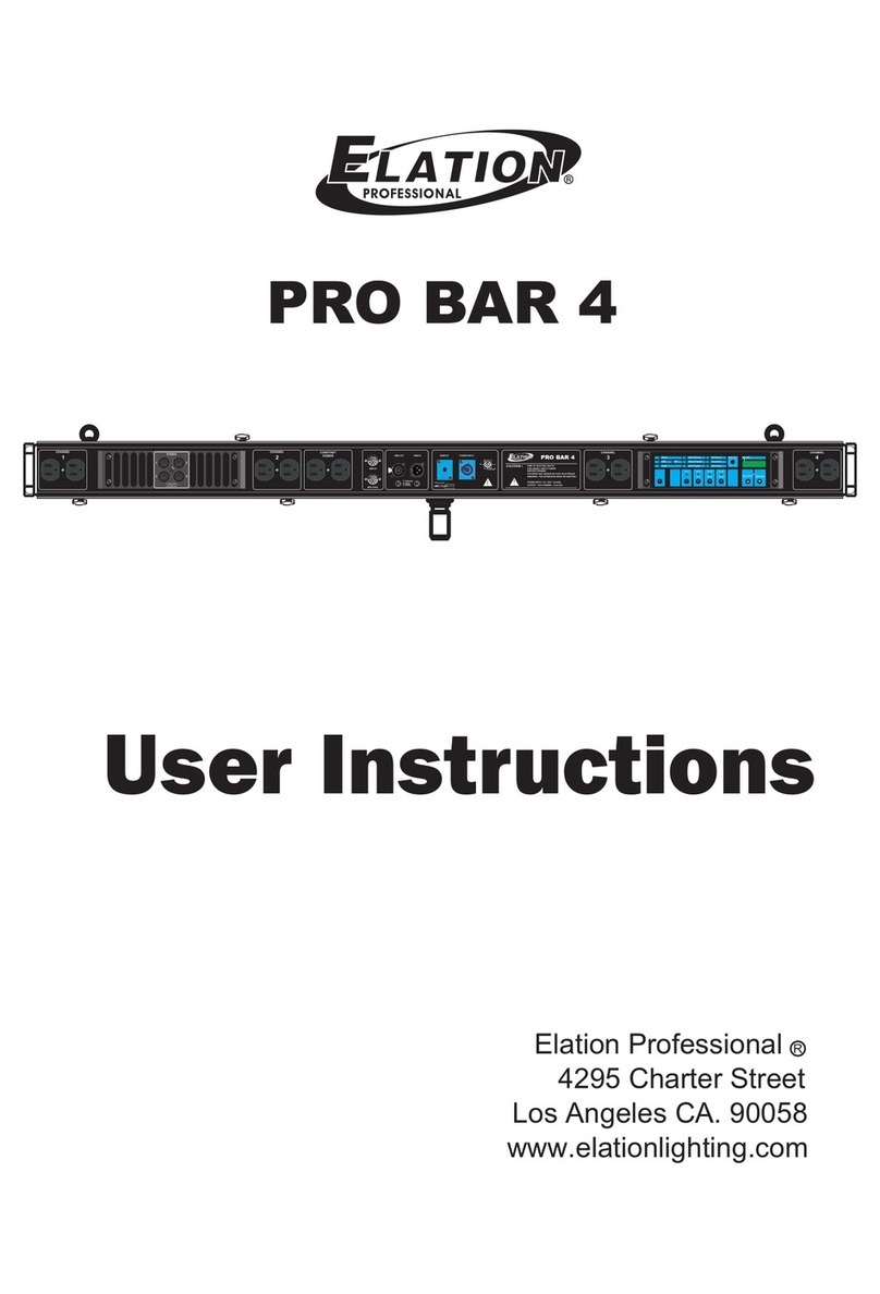 Elation PRO BAR 4 User instructions