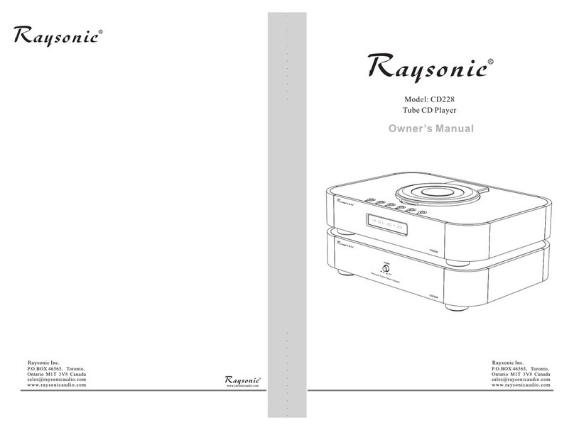 Raysonic CD228 owner's manual
