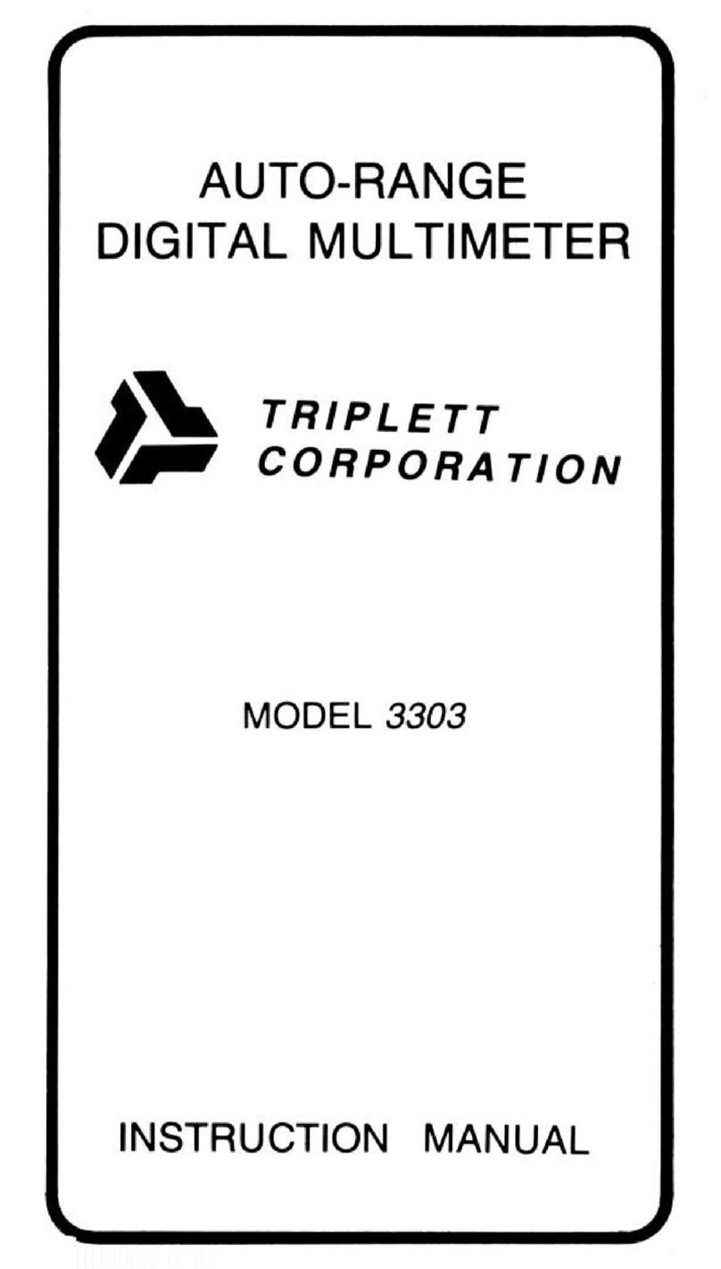 Triplett 3303 instruction manual