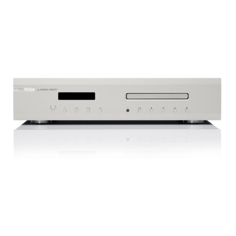 Musical Fidelity M3SCD Instructions for use