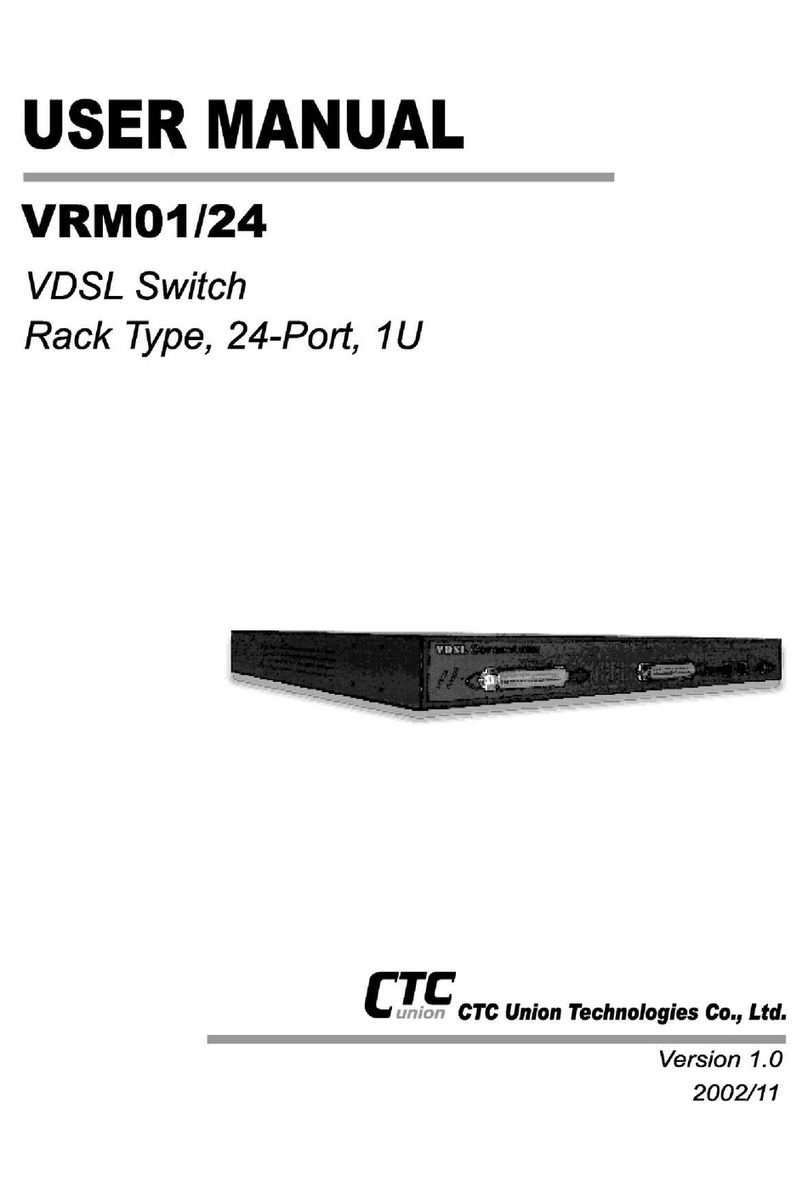 CTC Union VRM01/24 User manual