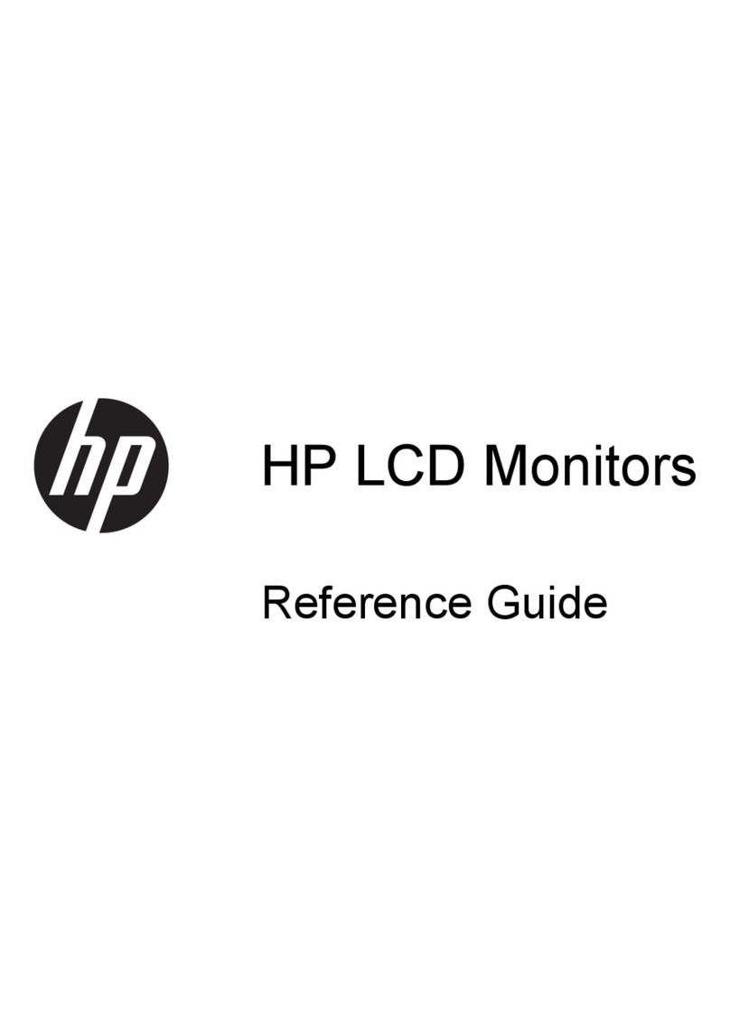 HP 2009m - 20" LCD Monitor User manual
