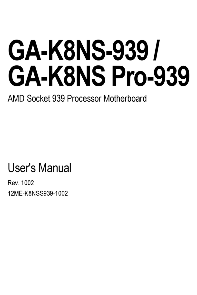 Gigabyte GA-K8NS-939 user manual