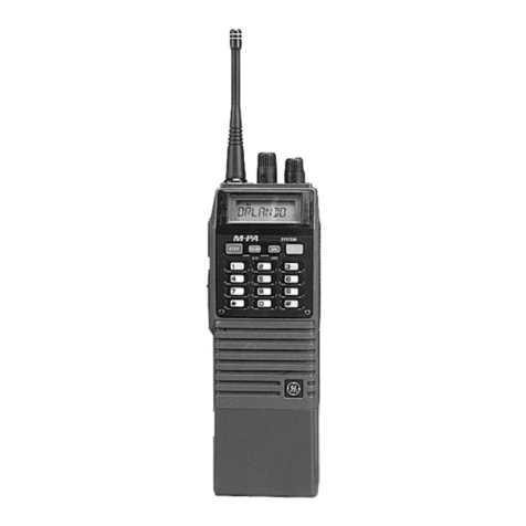 Ericsson PORTABLE FM RADIO User manual