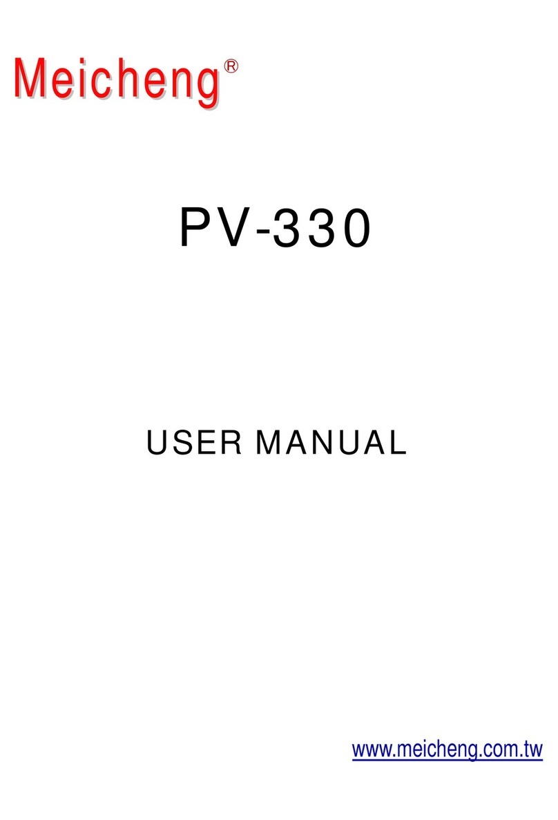 Meicheng PV-330 User manual