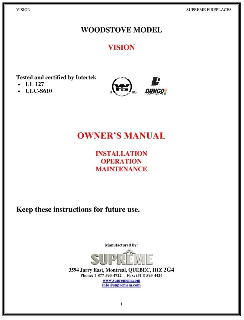 SUPREME UL 127 owner's manual