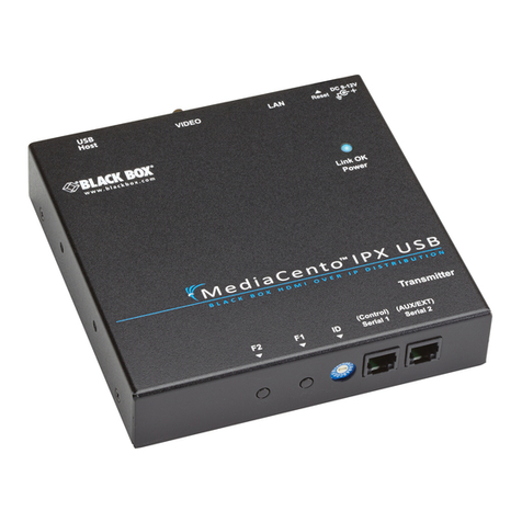Black Box MediaCento UVX-HDMI-POE-RX User manual