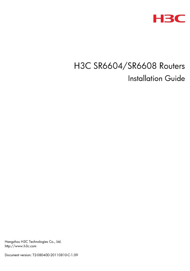 H3C SR6604 User manual