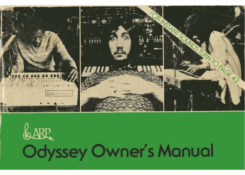 ARP Odessey owner's manual