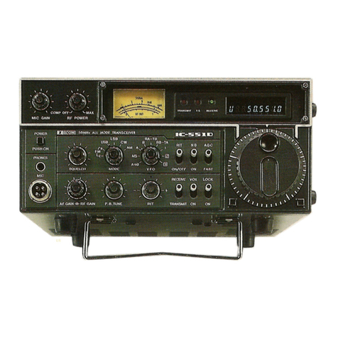 Icom IC-551 User manual