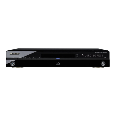 Pioneer BDP 320 - Blu-Ray Disc Player User manual