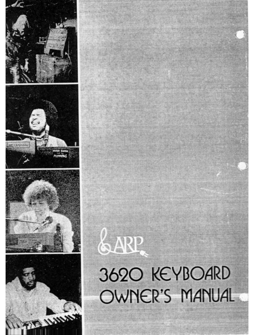 ARP Instruments 3620 User manual