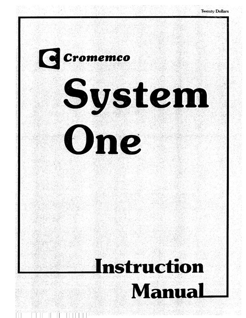 Cromemco CS-1 instruction manual