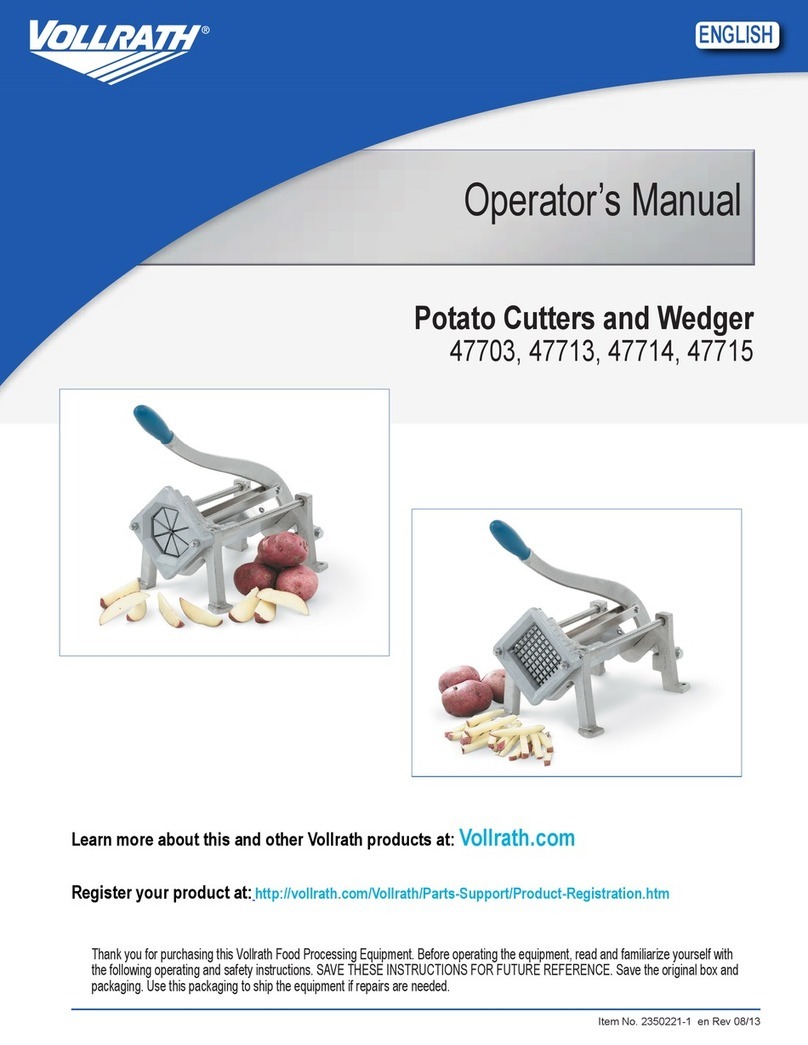 Vollrath 47703 User manual