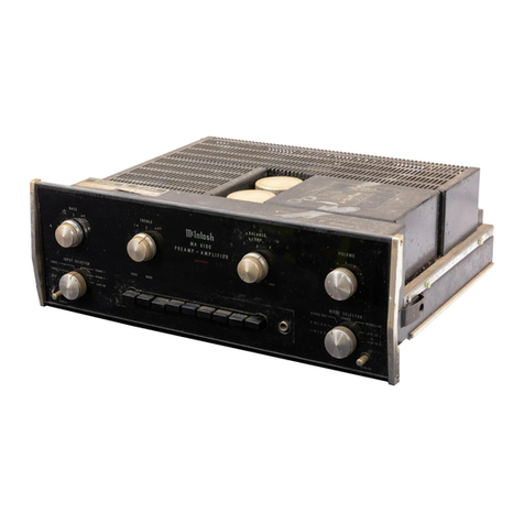 McIntosh MA 6100 owner's manual