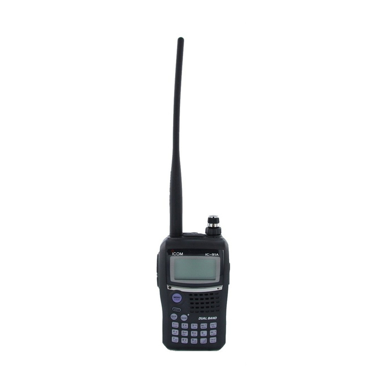 Icom IC-91A User manual