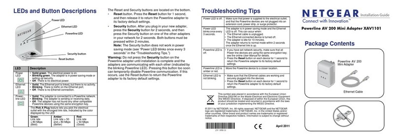 NETGEAR XAV1101 installation guide
