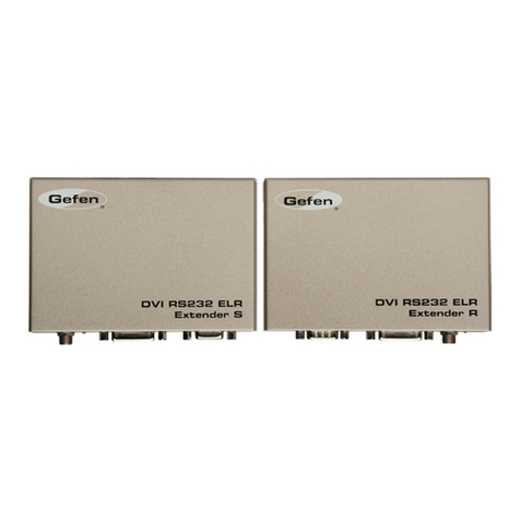 Gefen EXT-DVI-CAT5-ELR user manual