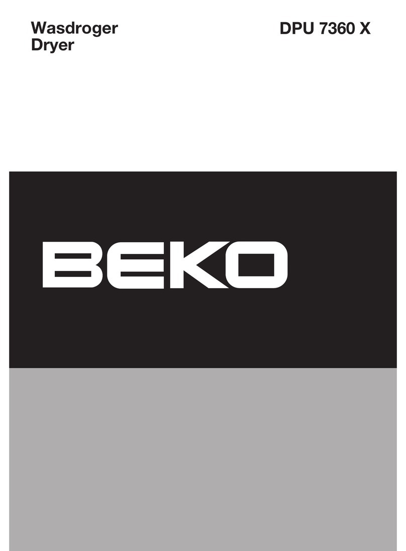 Beko DPU 7360 X User manual Beko DPU 7360 X User manual