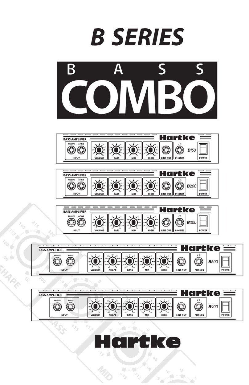 Hartke B Series user manual