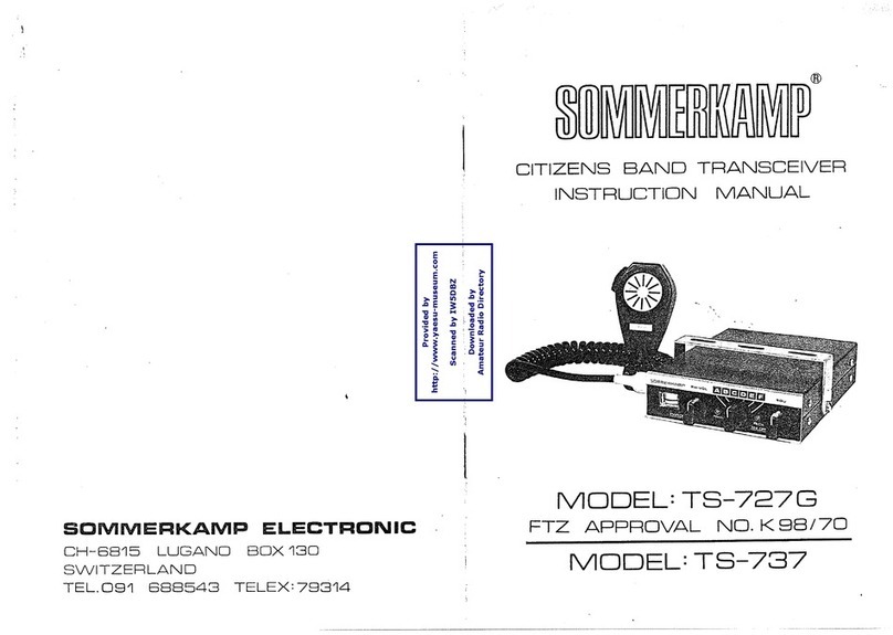 Sommerkamp TS-727G User manual Sommerkamp TS-727G User manual