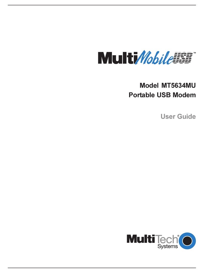 Multitech MT5634MU User manual