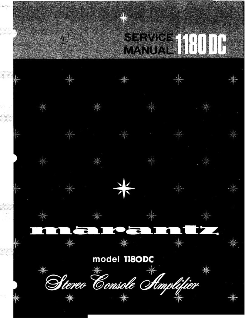 Marantz 1180DC Service manual