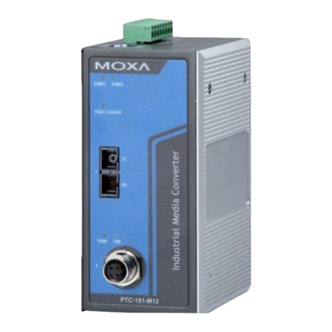 Moxa Technologies PTC-101-M12 installation guide