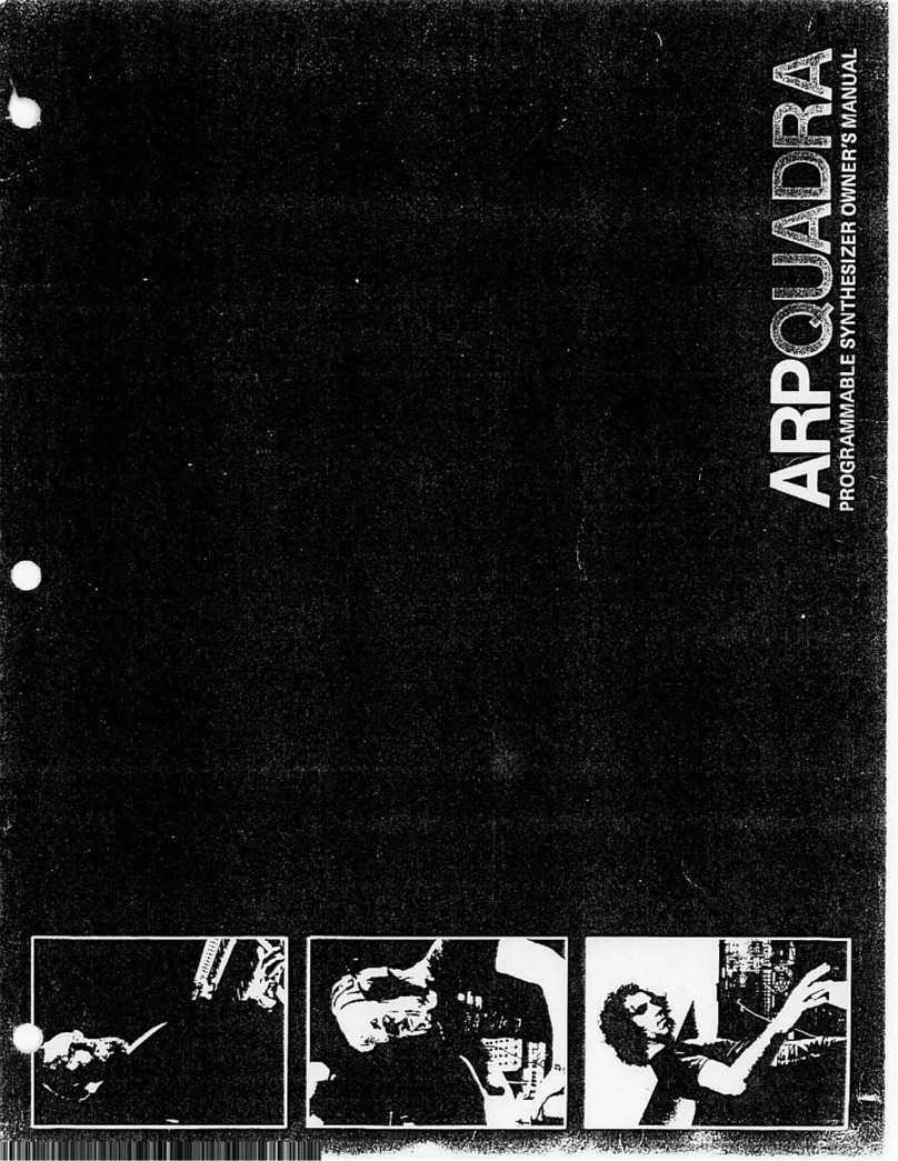 ARP Instruments Quadra owner's manual