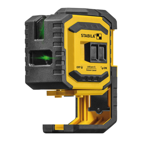 Stabila Laser LAX 300 operating instructions