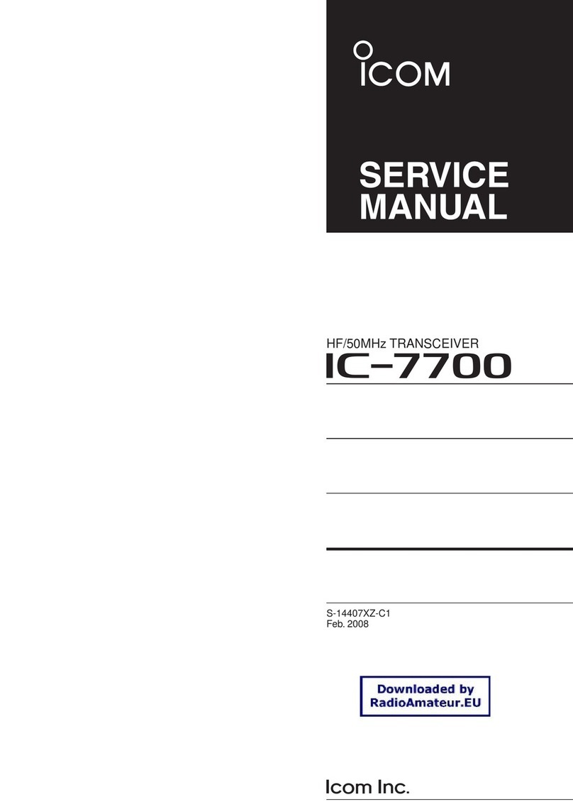 Icom IC-7700 Service manual