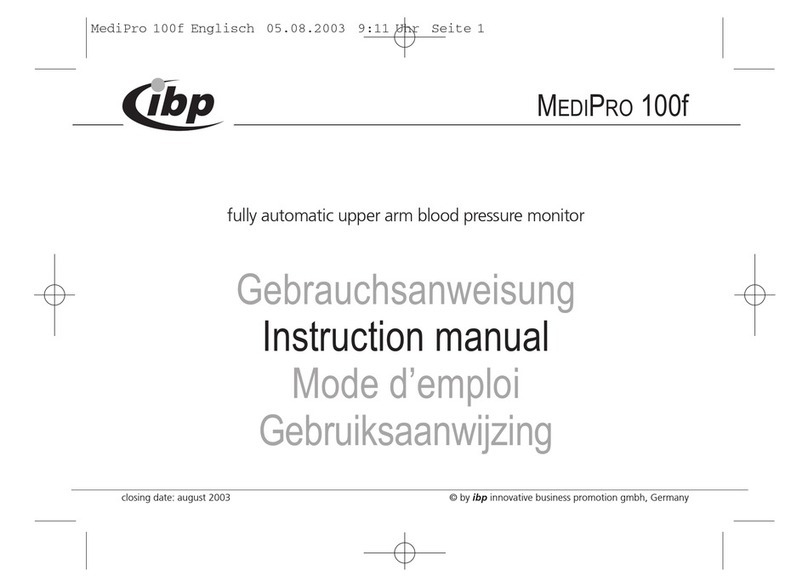 IBP MEDIPRO 100f User manual