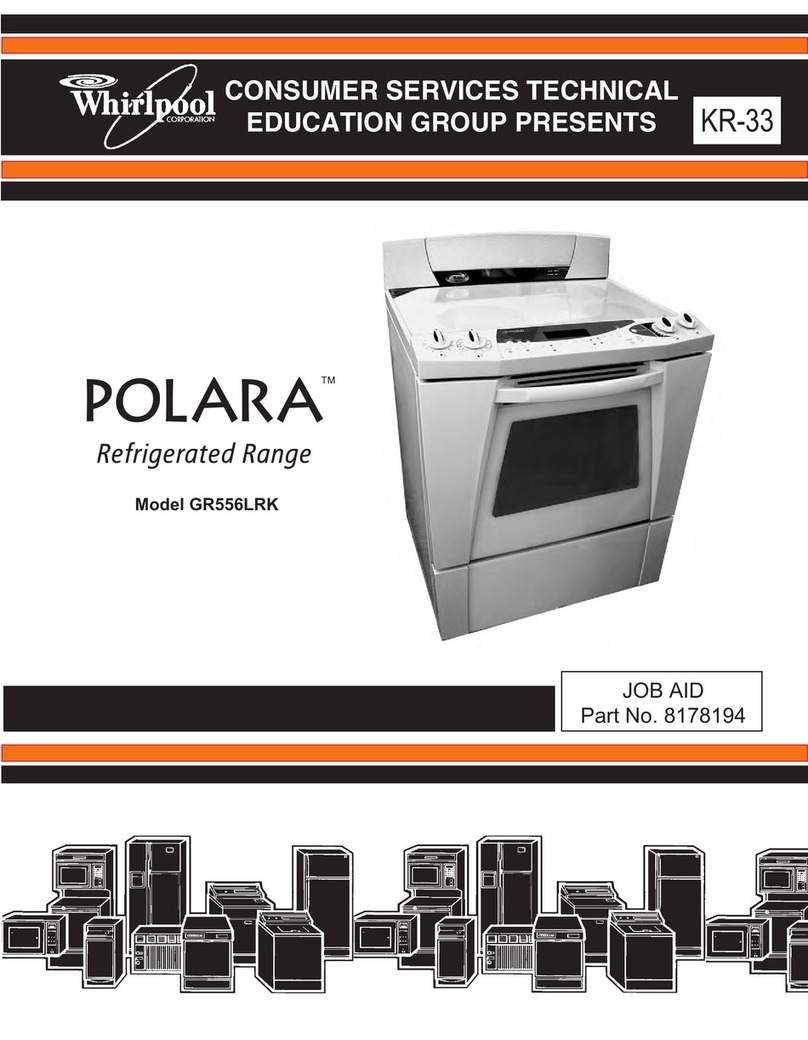 Whirlpool Polara GR556LRK Service manual