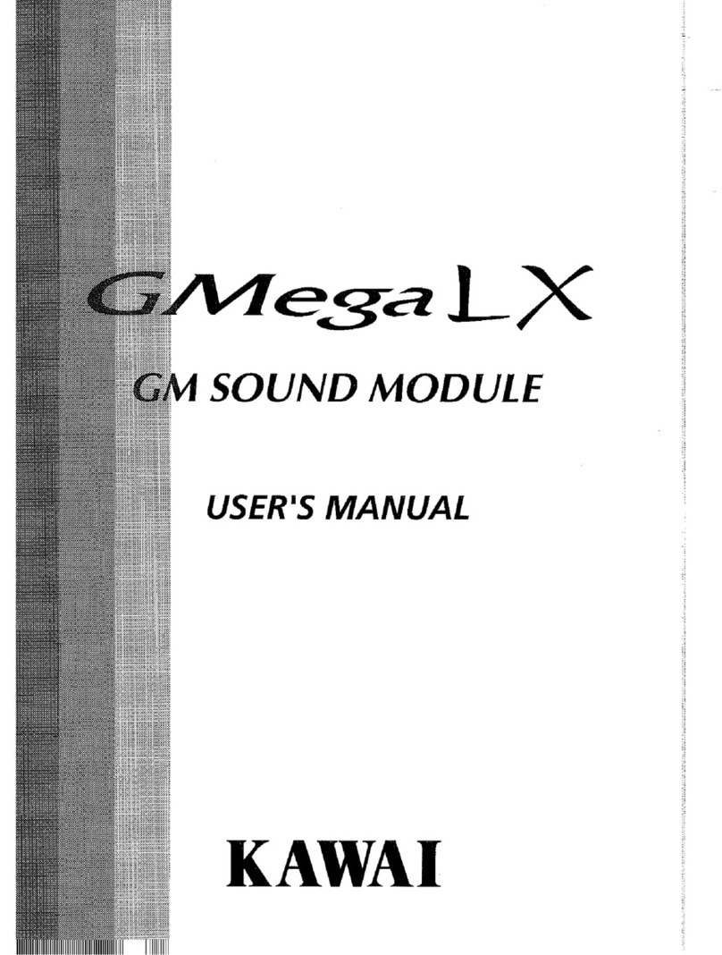 Kawai GMega LX User manual
