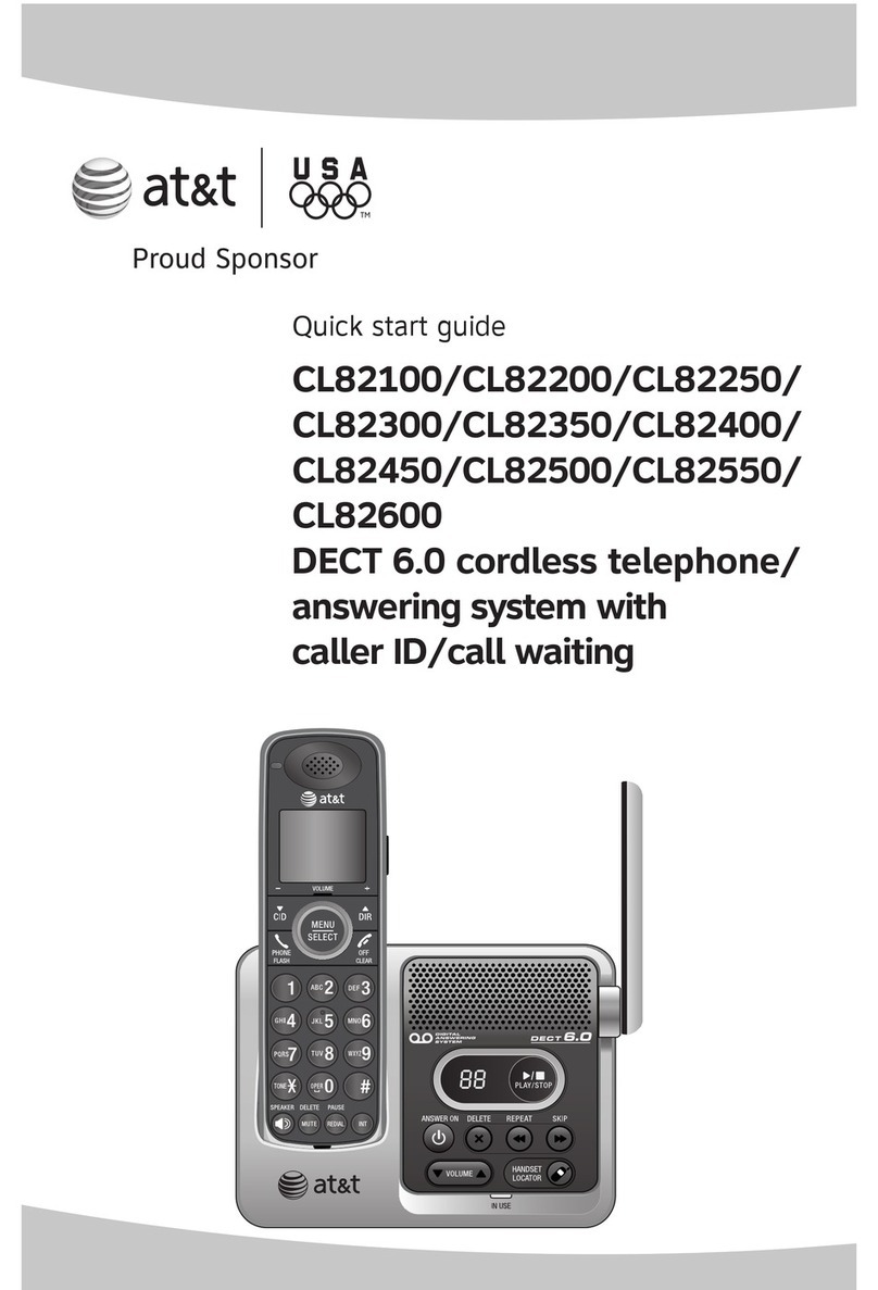 AT&T CL82100 User manual AT&T CL82100 User manual