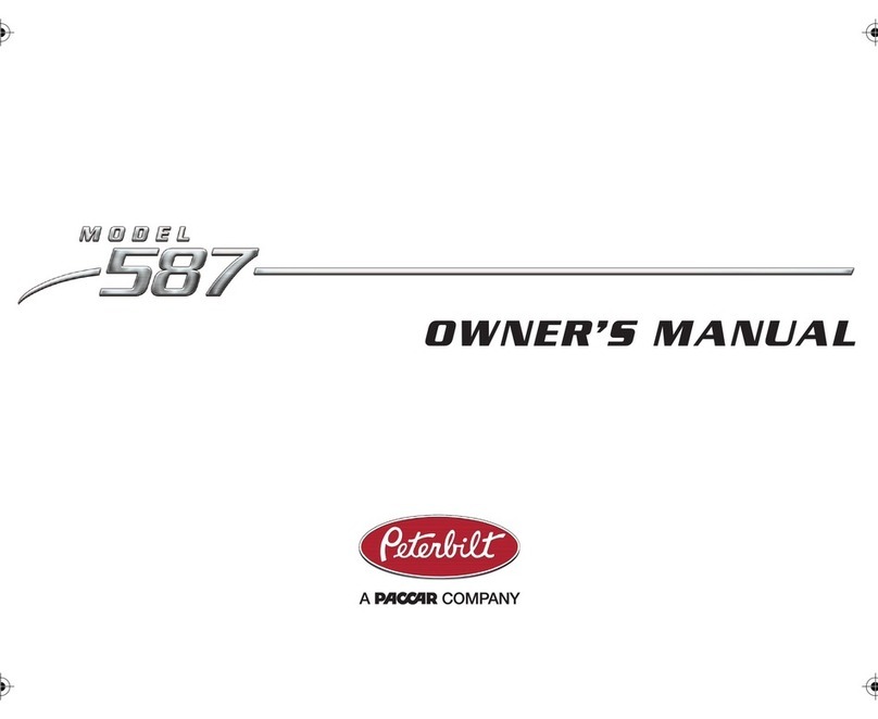 Paccar Peterbilt 587 User manual