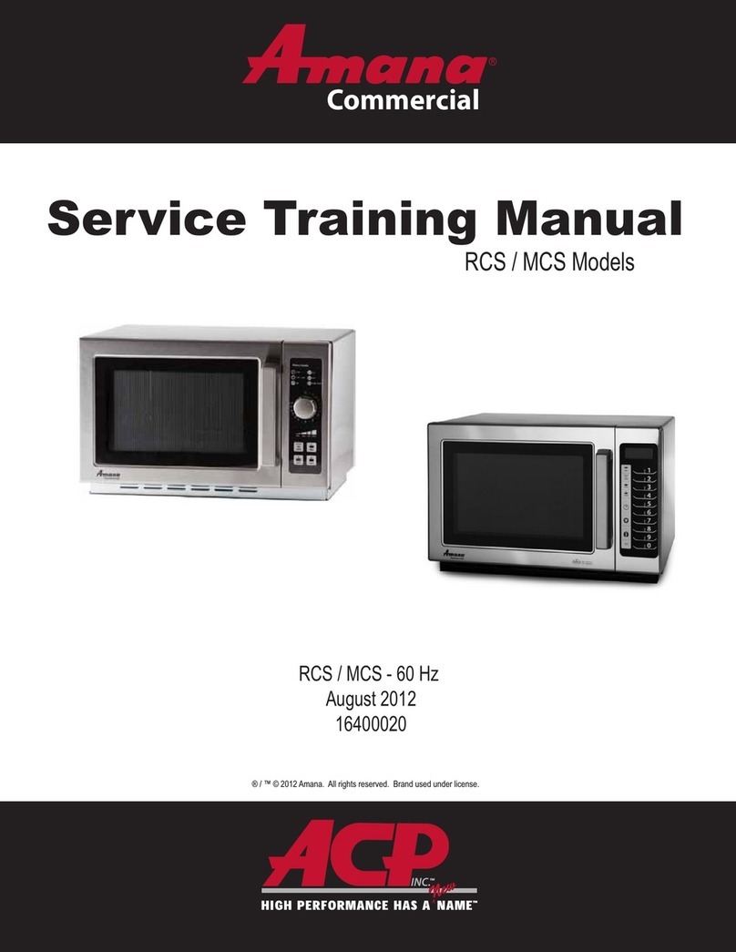 Amana RCS Series Service training manual