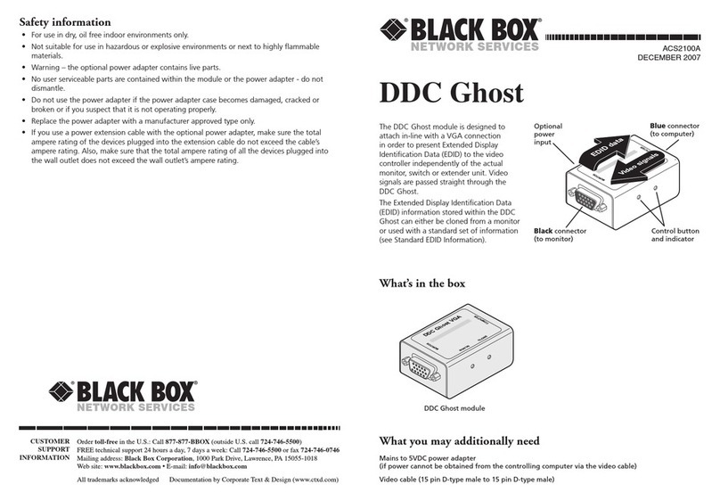 Black Box DDC Ghost User manual