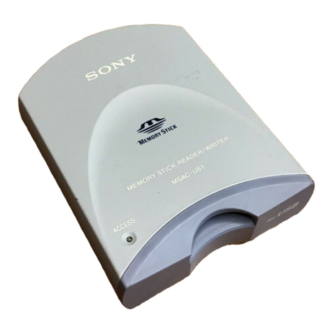 Sony MSAC-US1 User manual