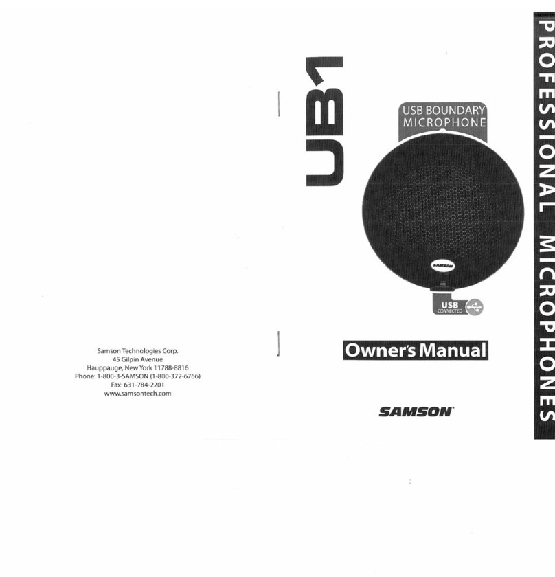 Samson UB1 User manual