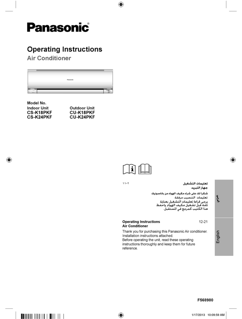 Panasonic CS-K24PKF User manual