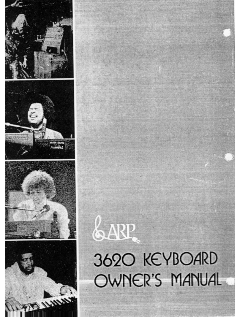ARP Instruments 3620 User manual