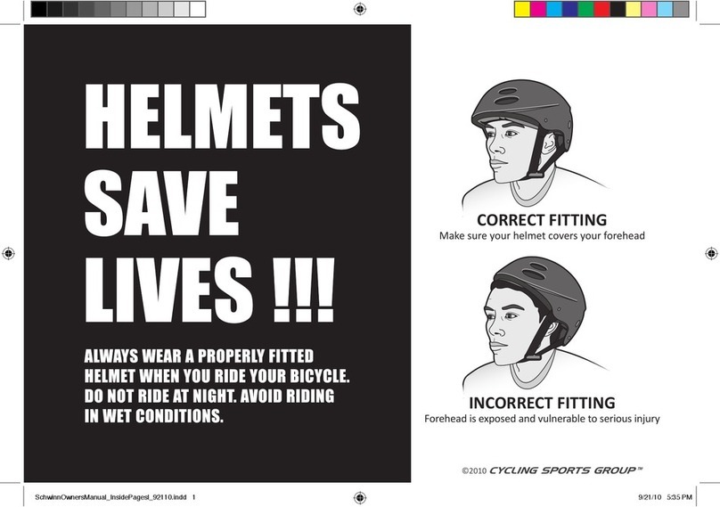 Cycling Sports Group Bicycle owner's manual