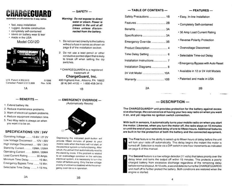 ChargeGuard CG12D user guide