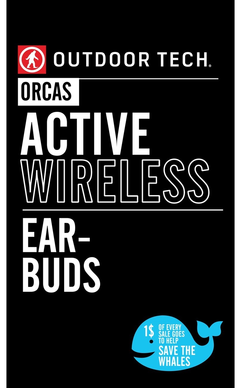 Outdoor Tech Orcas User manual