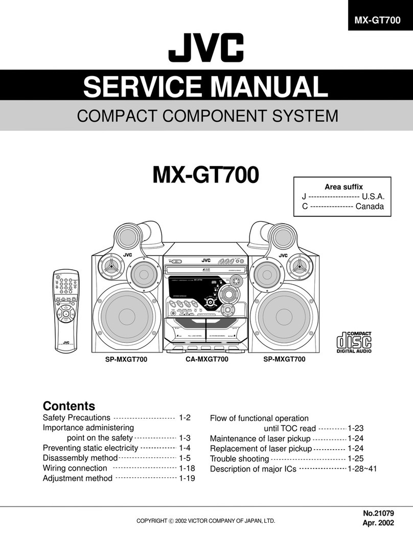 JVC MX-GT700 User manual