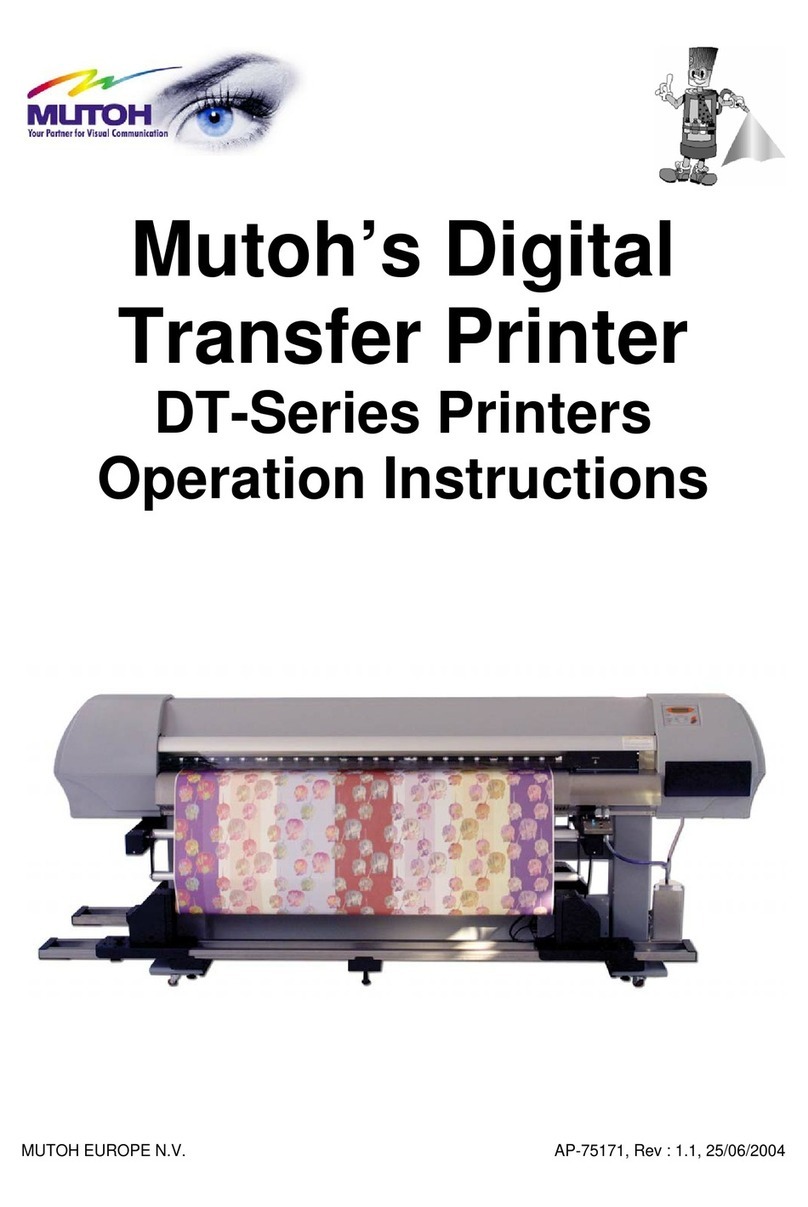 MUTOH DT-Series User manual