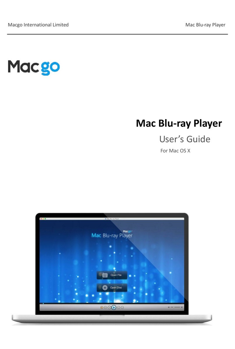 Macgo Mac Blu-ray Player user guide