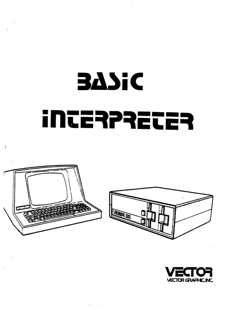 Vector Basic Interpreter Basic 80 Reference manual